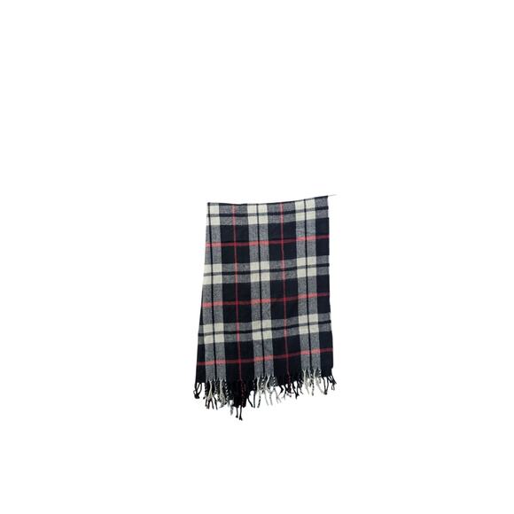 J. Crew Plaid Scarf – Red, White & Blue - Picture 3 of 3